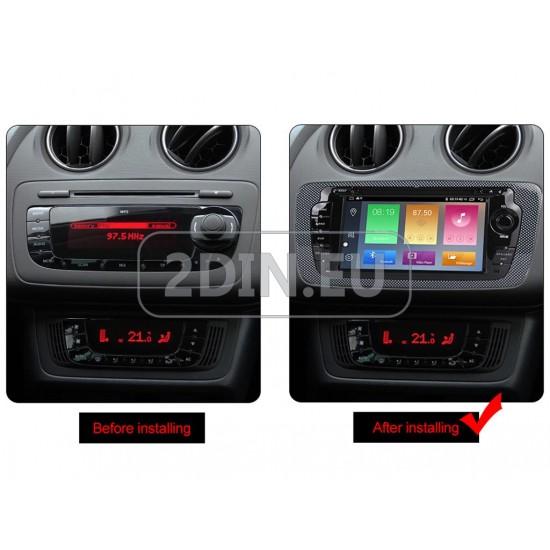 SEAT Ibiza - МУЛТИМЕДИЯ / Навигация android 16 DVD + DSP + CARPLAY + ANDROID AUTO